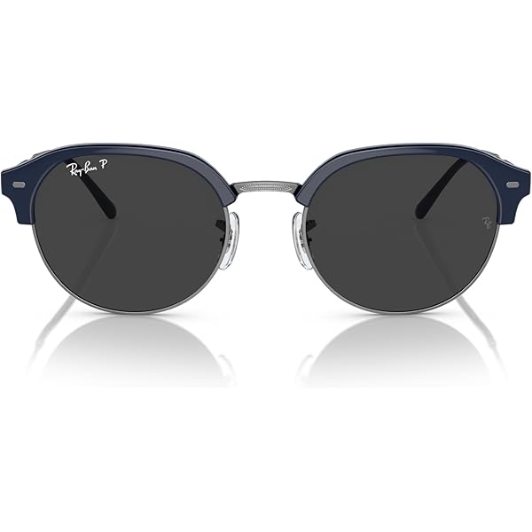 小物 Ray Ban NEW CLUBMASTER Sunglasses in Blue On Silver and Silver/Blue